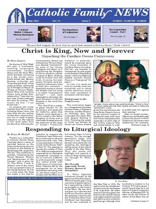 Title details for Catholic Family News by Catholic Family News - Available